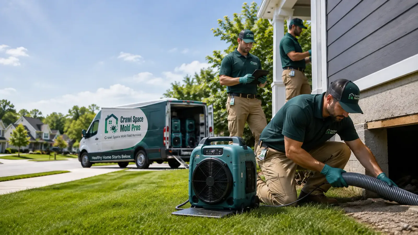 Crawl Space Mold Removal in Princeton, IN